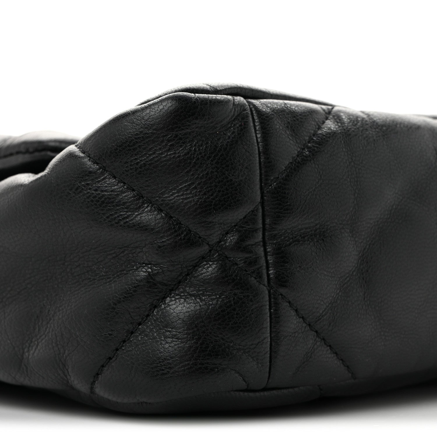 Goatskin Quilted Medium Chanel 19 Flap Black