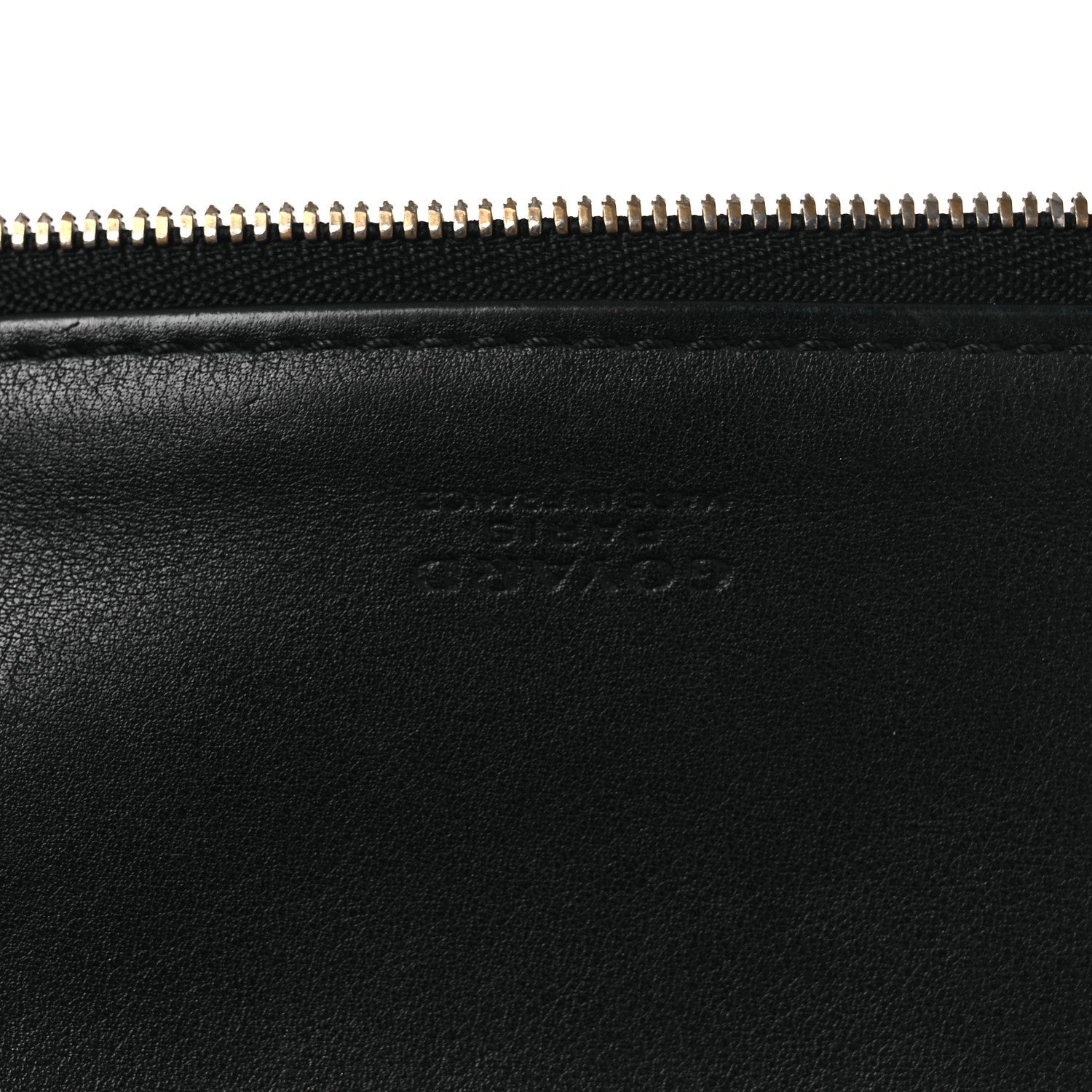 Goyardine Sainte Marie Soft Clutch Black