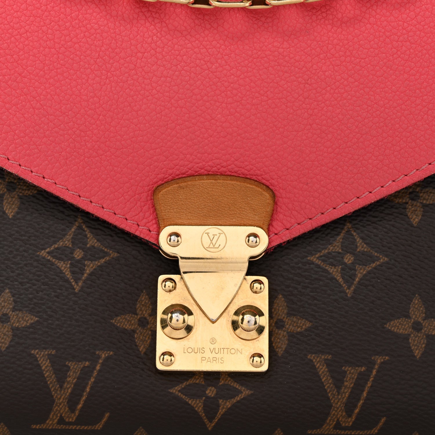 Monogram Pallas Chain Rose Litchi