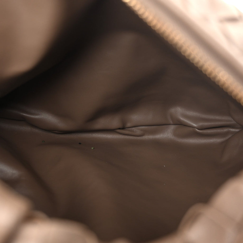 Nappa Intrecciato Teen Jodie Hobo Taupe Grey