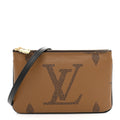 Reverse Monogram Giant Double Zip Pochette