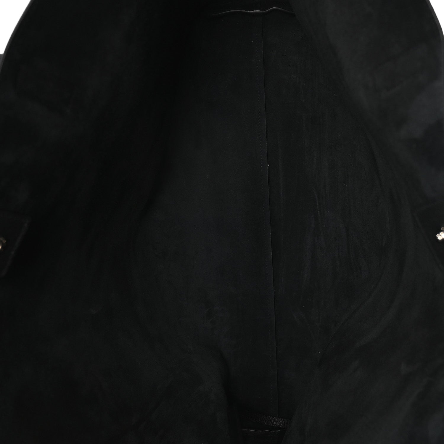 Calfskin Large Shopping Tote Black
