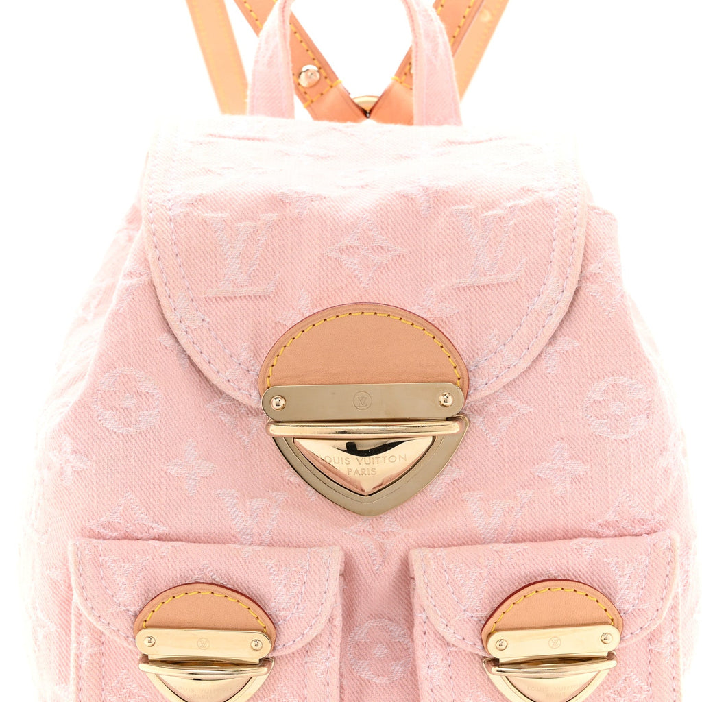 Denim Venice Backpack Washed Pink