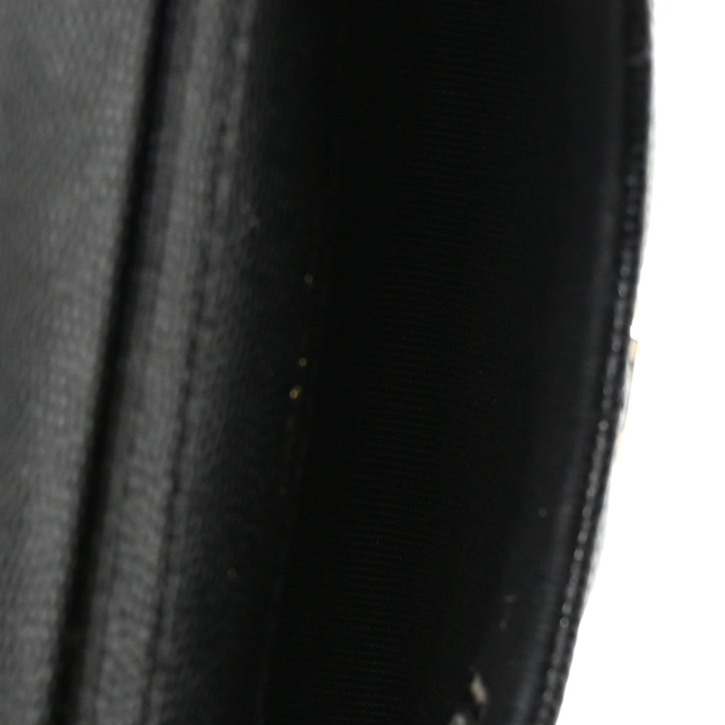 Caviar Quilted Belt Bag With Charms On Chain Black