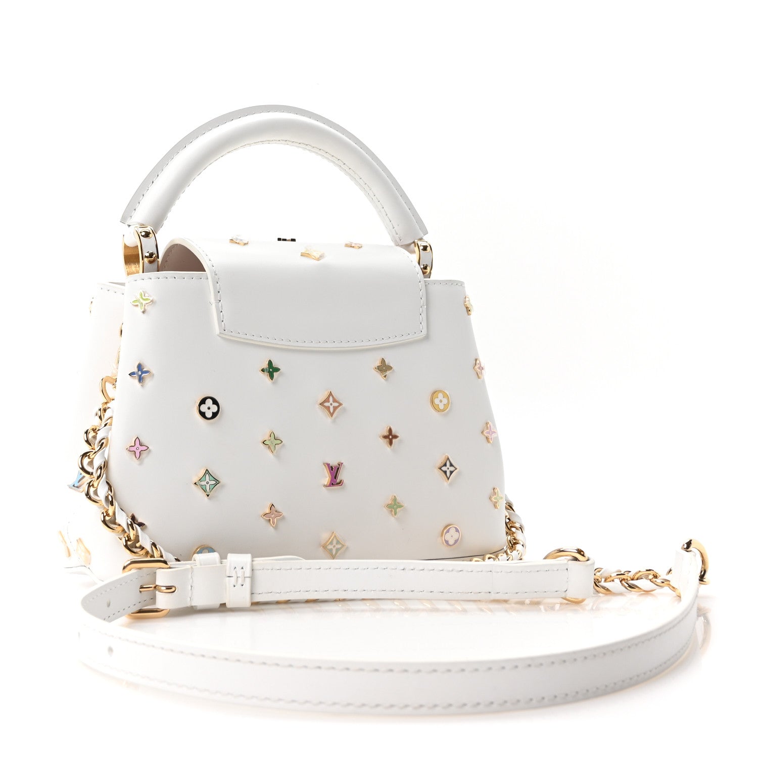 LV X TM Cowhide Mini Capucines Multicolor