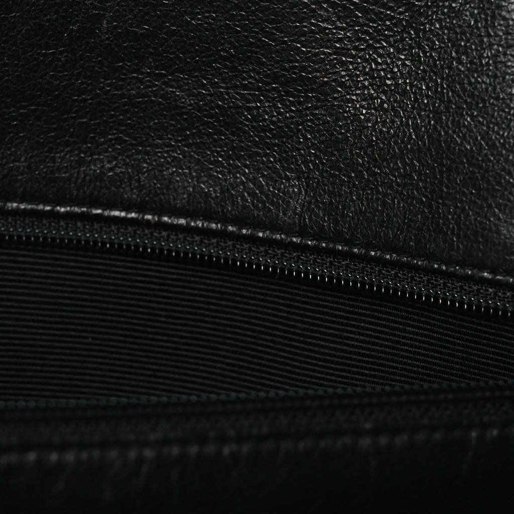 Caviar Large CC Shoulder Bag Black
