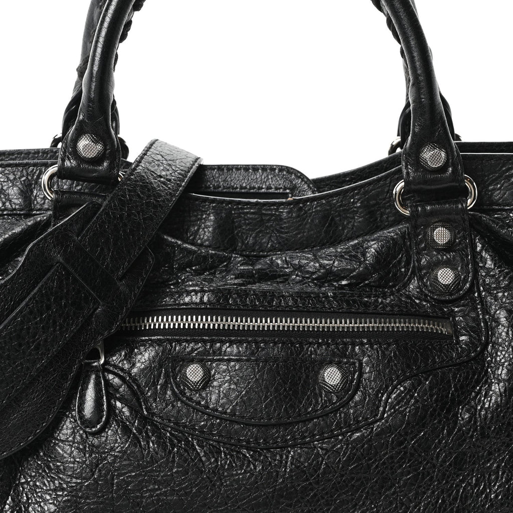 Agneau Giant 12 Silver Hardware City Black
