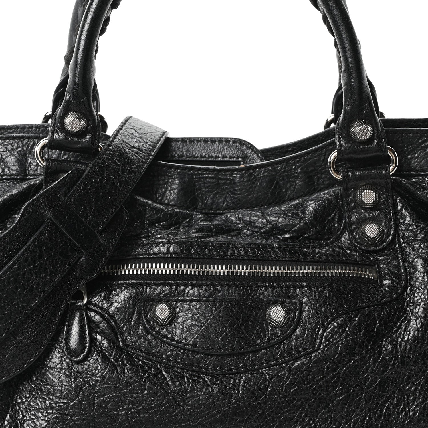 Agneau Giant 12 Silver Hardware City Black