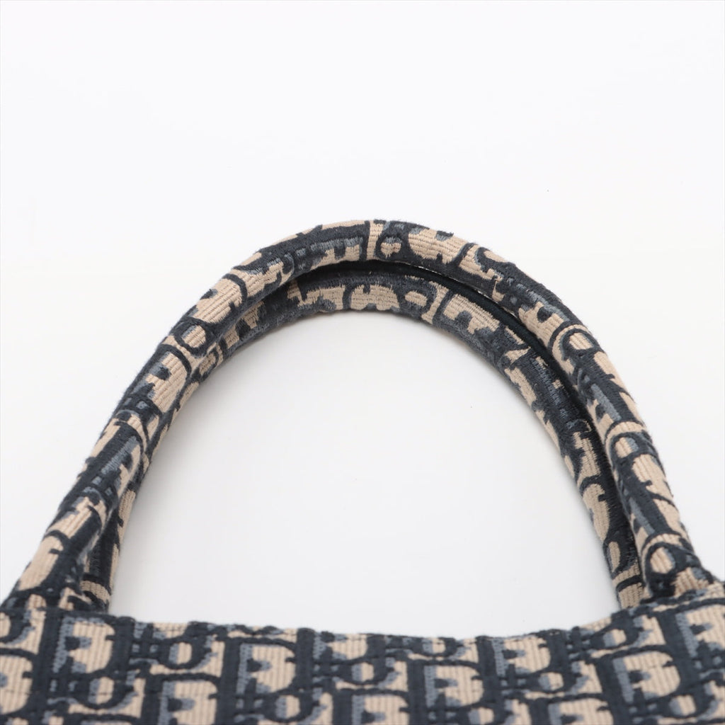 HOLD- BO Christian Dior Medium Oblique Navy Book Tote
