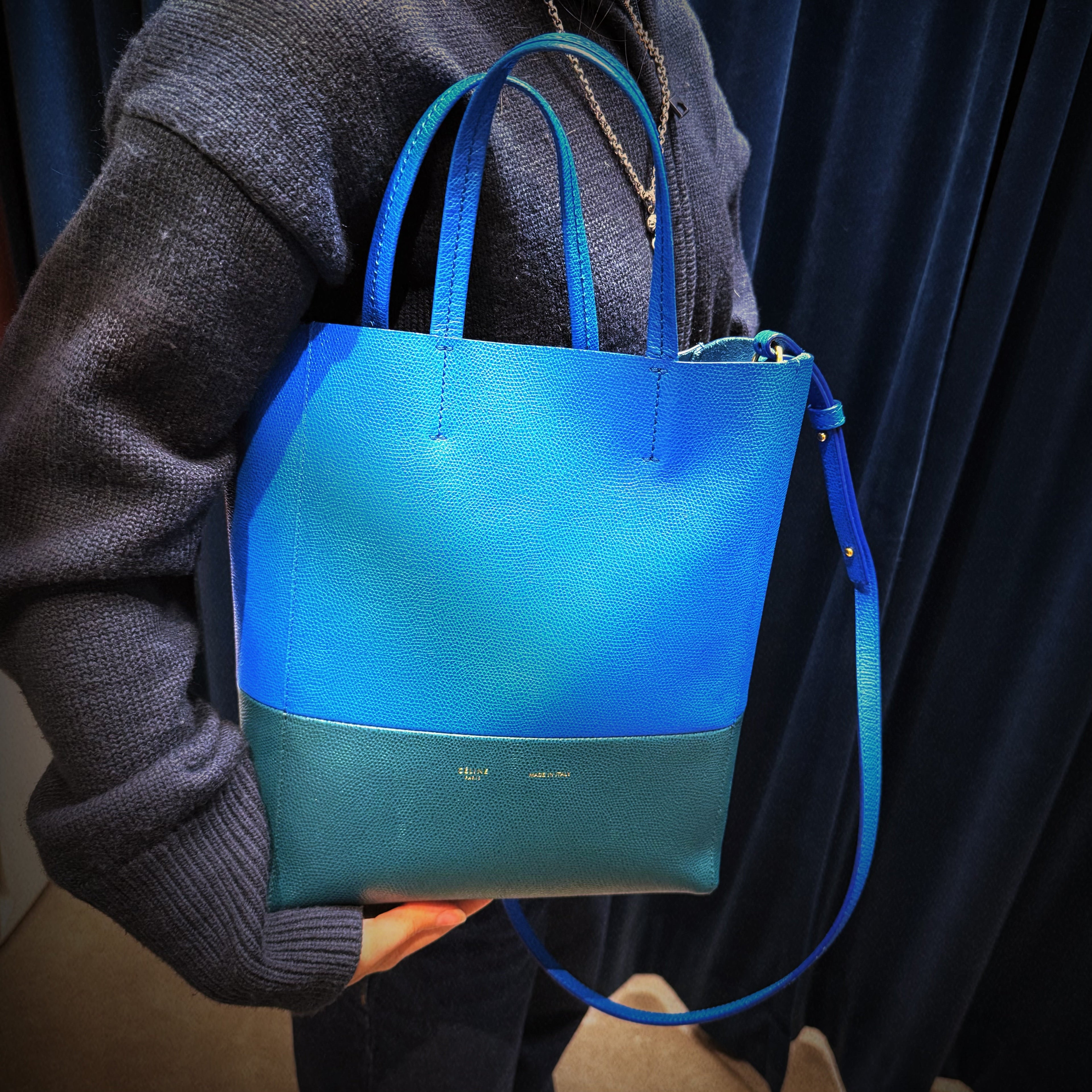 CÉLINE SS 2015 VERTICAL CABAS TOTE BAG TWS