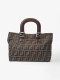 Fendi Zucca Tote Brown Canvas