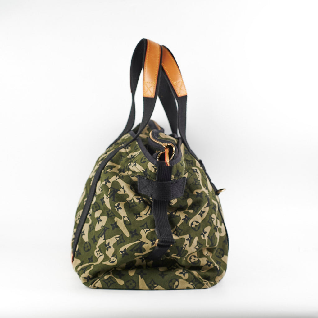 Louis Vuitton Canvas Monogramouflage Tote Shoulder Bag