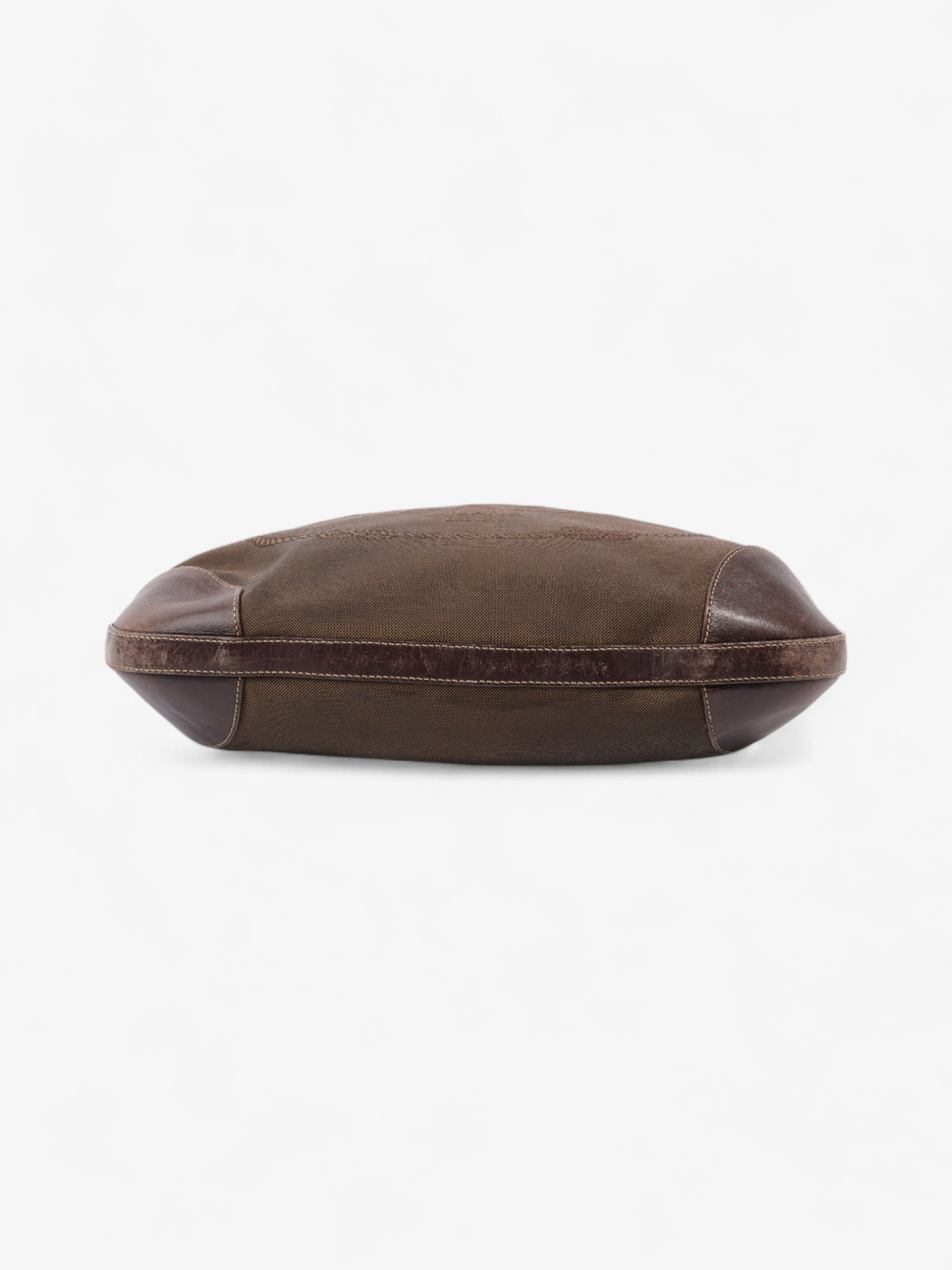 Prada Canapa Tote Brown Canvas