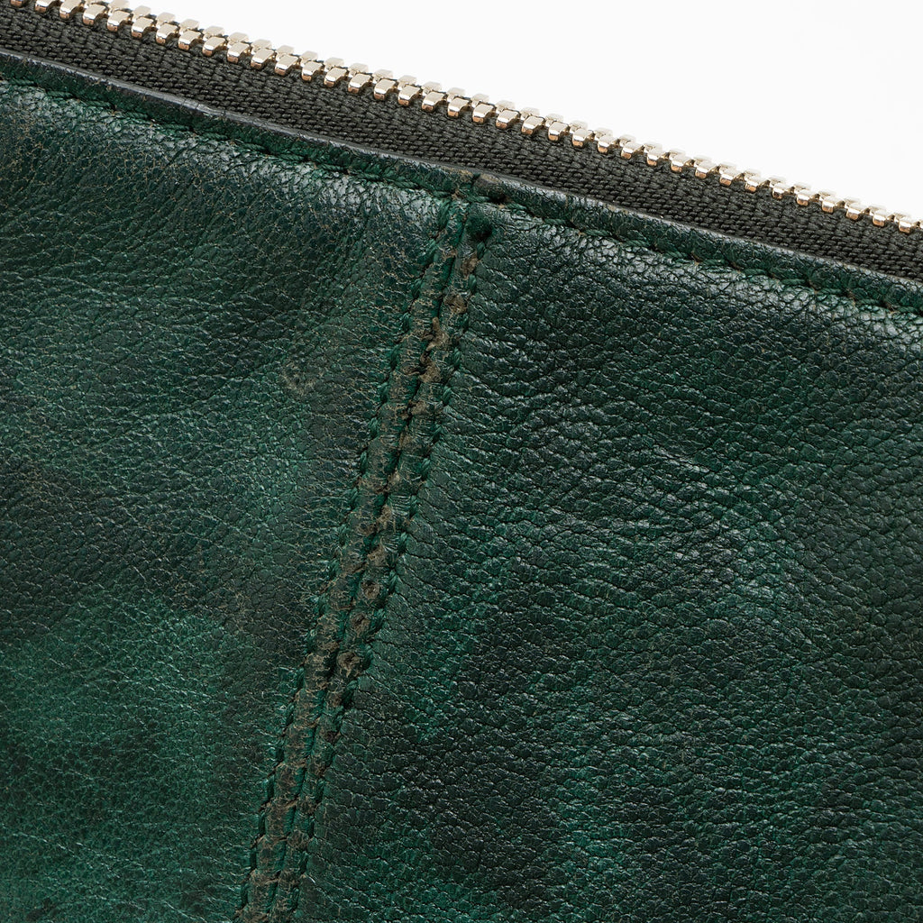 Alexander McQueen Calfskin De Manta Cosmetic Bag