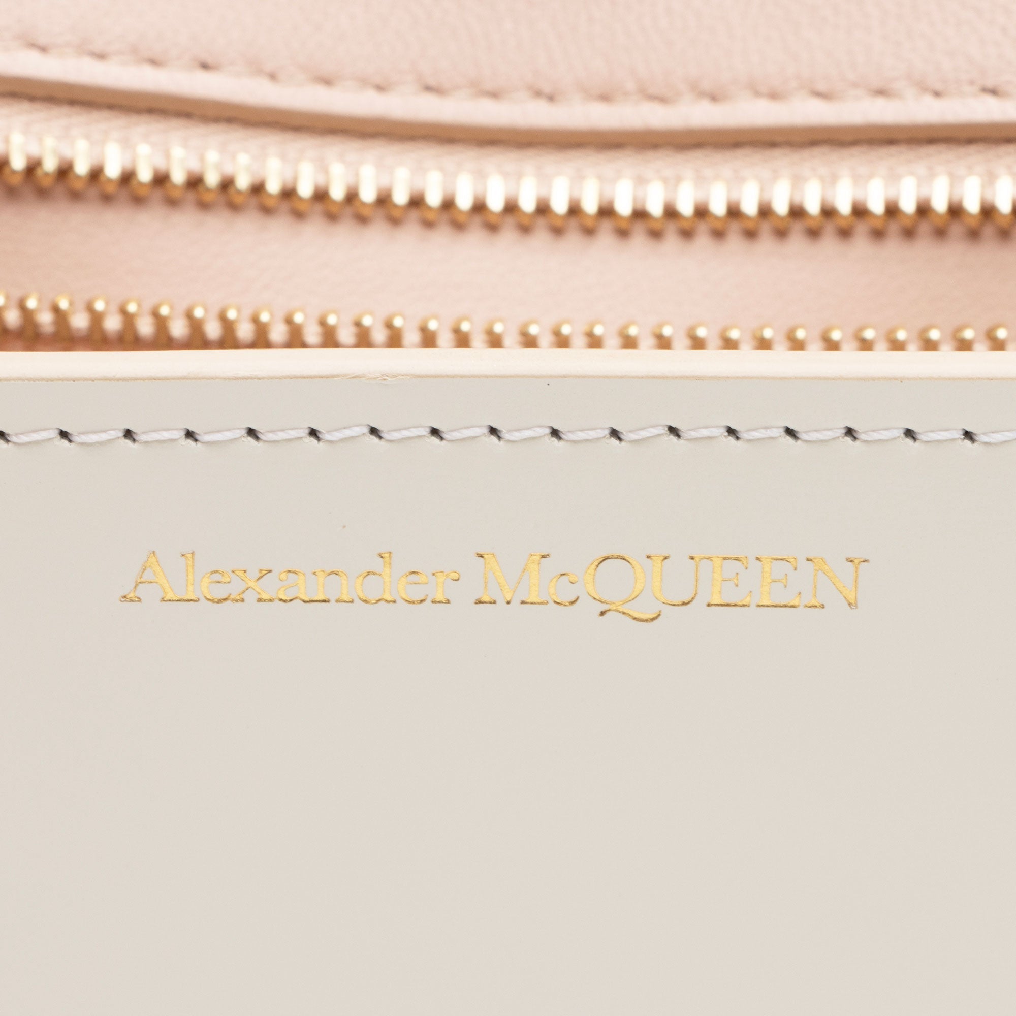 Alexander McQueen Calfskin Four-Ring Shoulder Bag