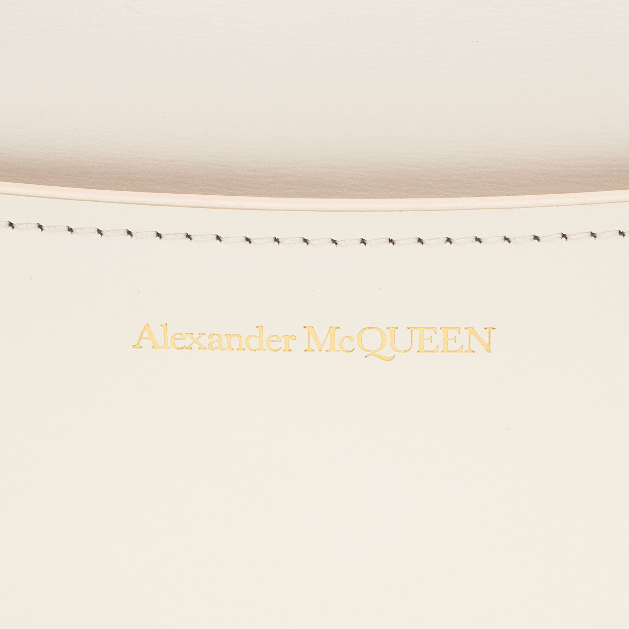 Alexander McQueen Calfskin Four-Ring Shoulder Bag
