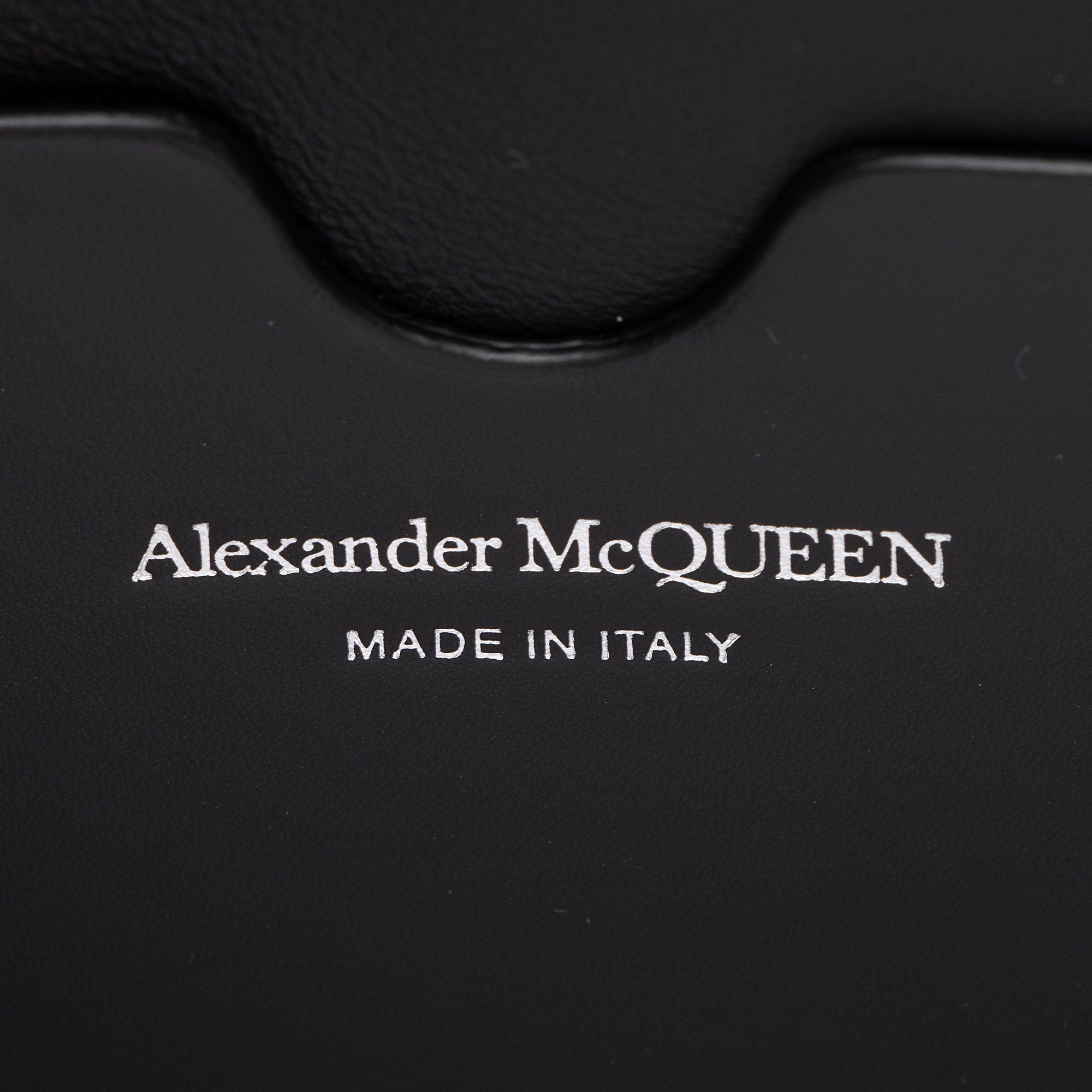 Alexander McQueen Denim Biker Skull Shoulder Bag