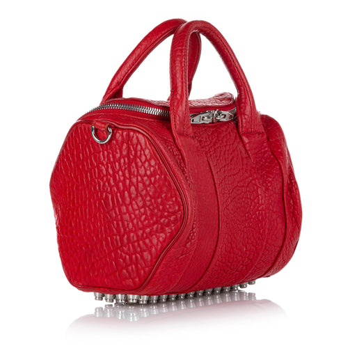 Alexander Wang Rockie Lambskin Leather Satchel (SHG-24537)