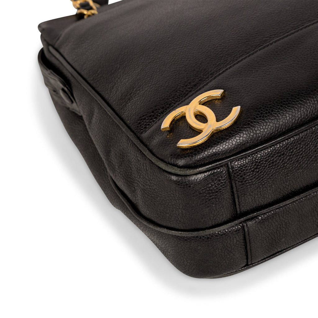 Chanel Triple Coco Caviar Shoulder Bag