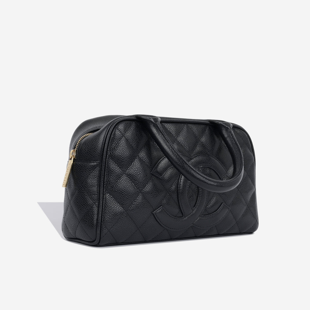 Chanel Vintage Quilted Bowler Tote