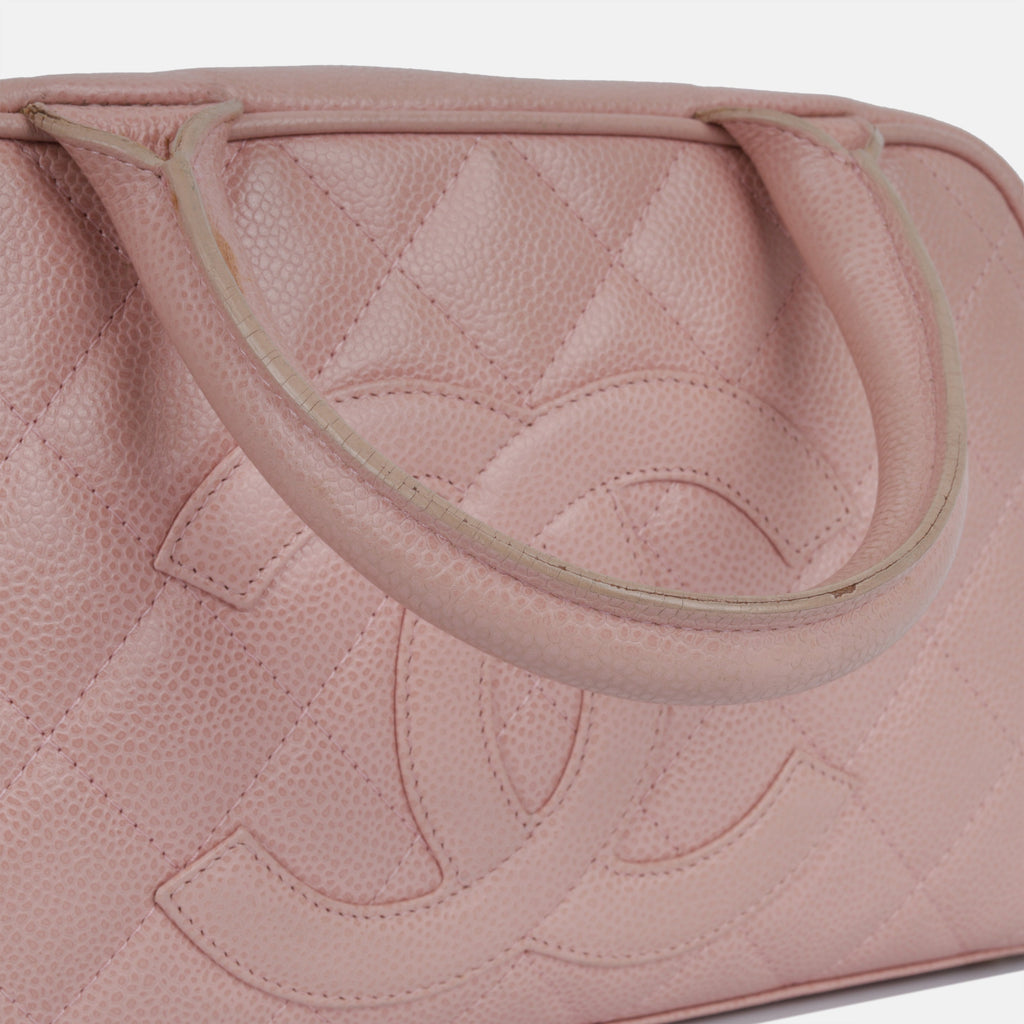 Chanel Vintage Quilted Bowler Tote