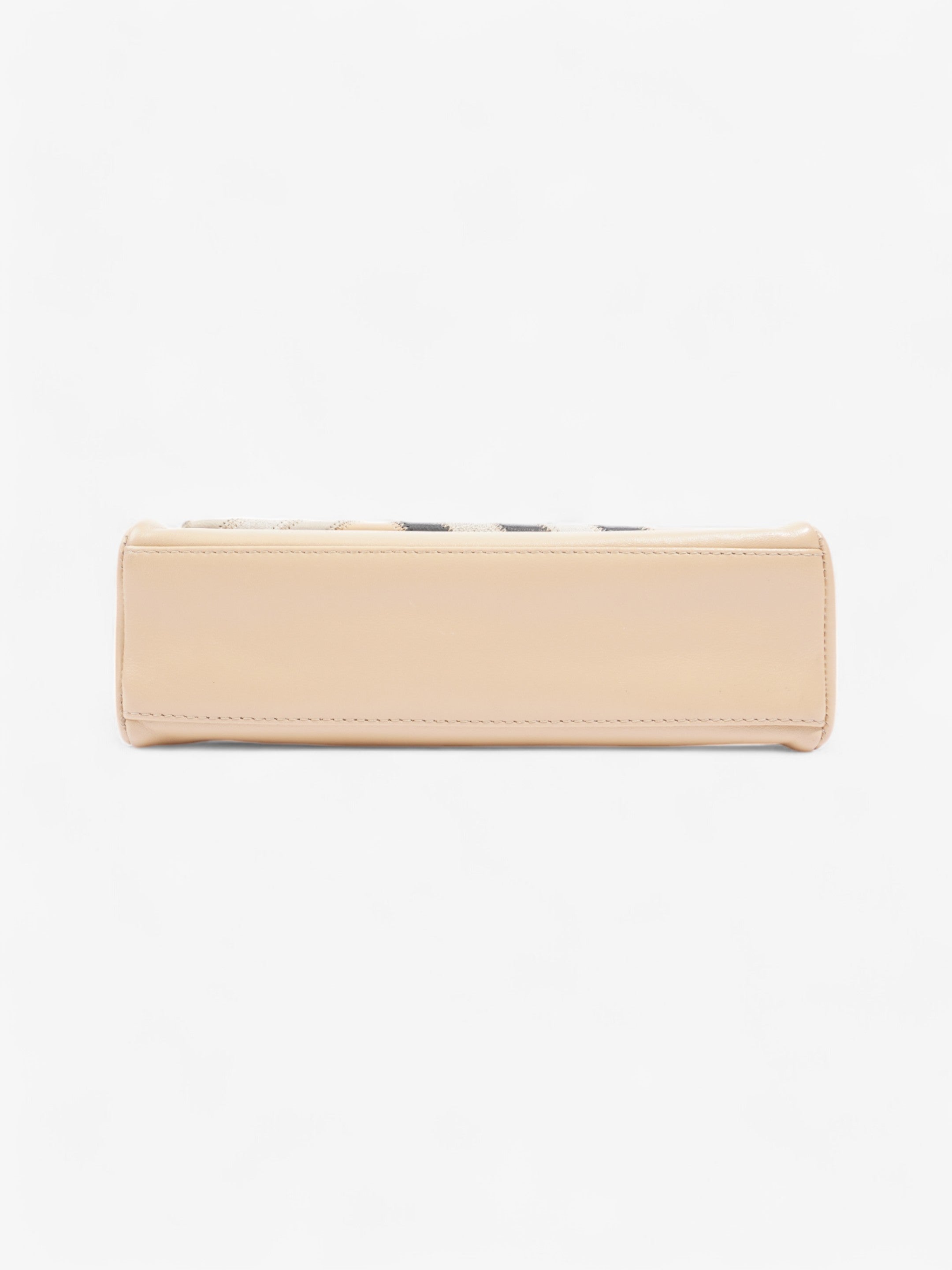 Burberry Shoulder Bag Beige / Red / Black Leather
