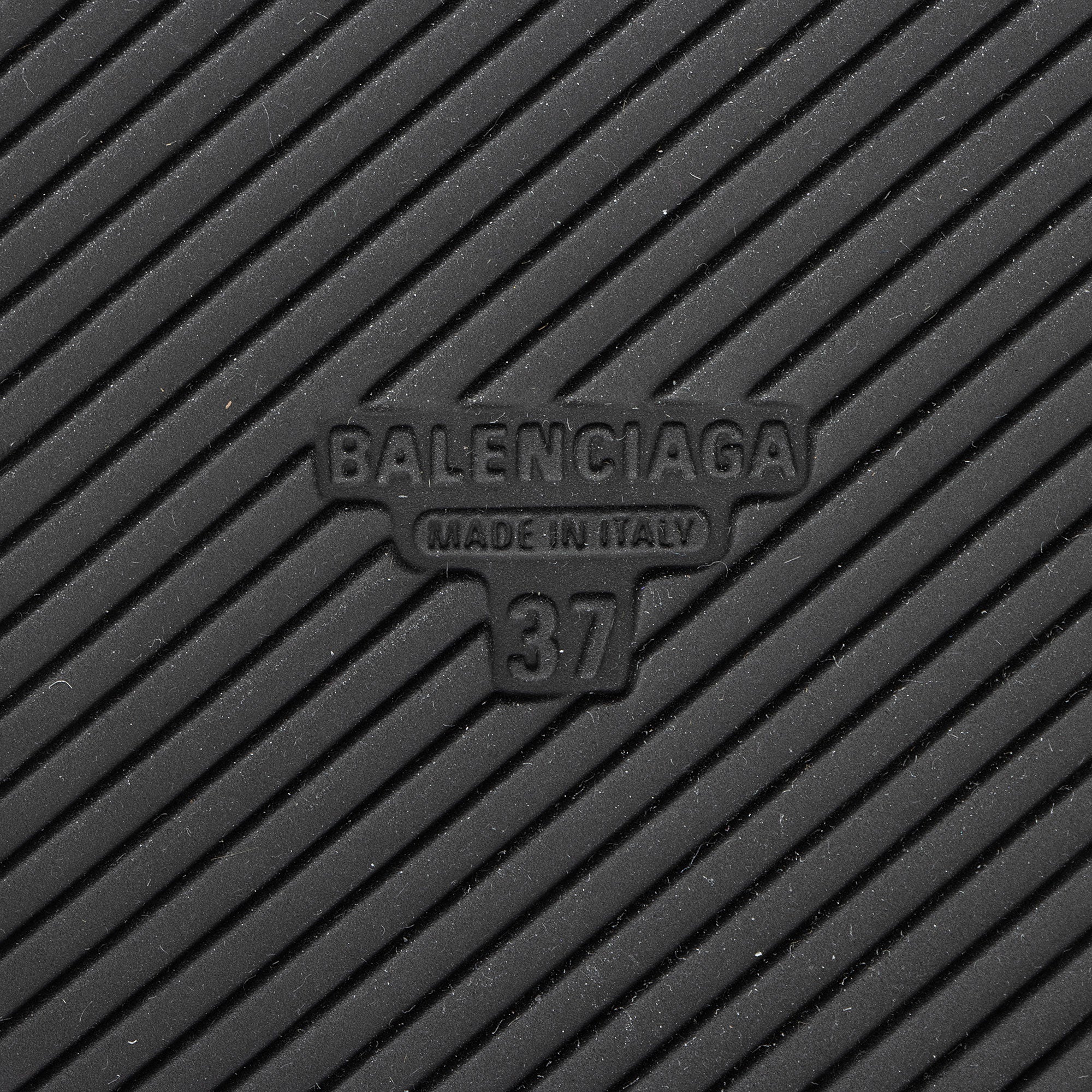Balenciaga Rubber Cagole Thong Sandals - Size 7 / 37