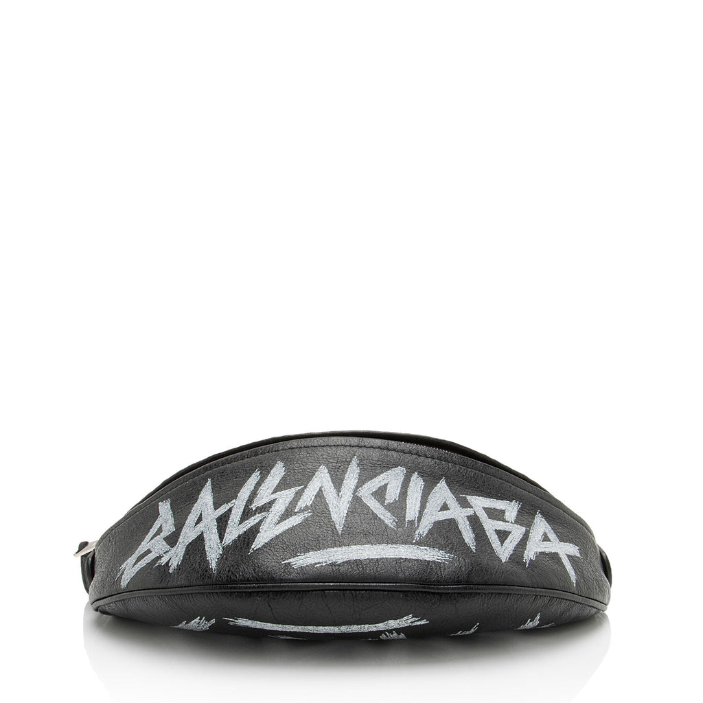 Balenciaga Agneau Graffiti Souvenir XS Belt Bag