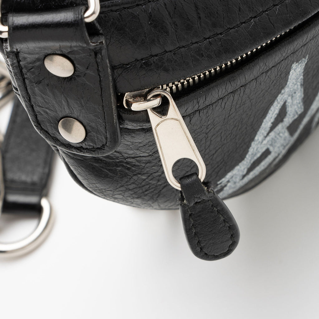 Balenciaga Agneau Graffiti Souvenir XS Belt Bag
