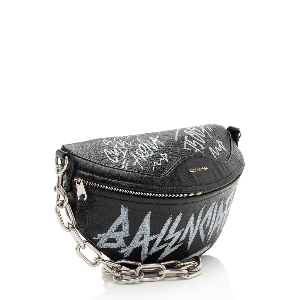 Balenciaga Agneau Graffiti Souvenir XS Belt Bag