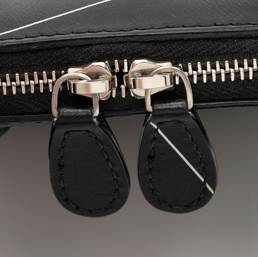 Balenciaga Calfskin Logo XXS Ville Top Handle (SHF-SiN99o)