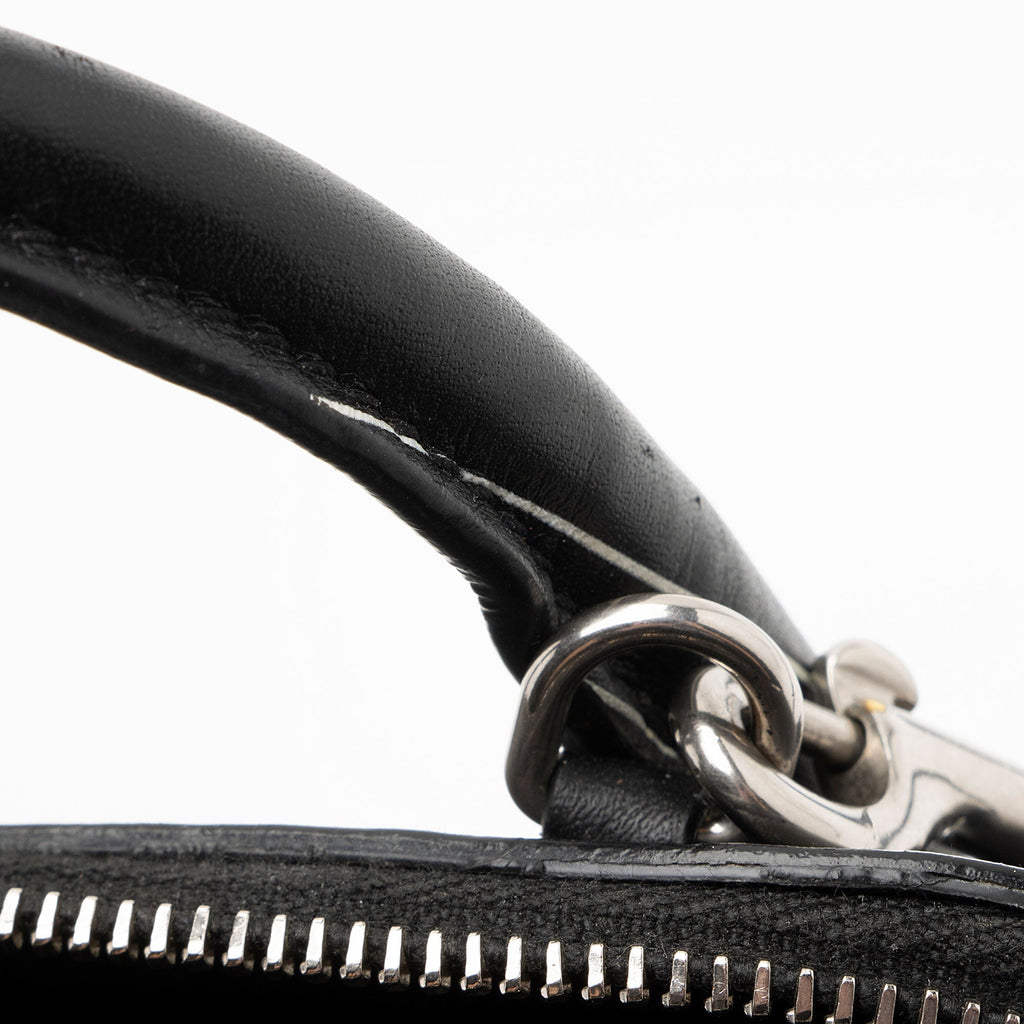 Balenciaga Calfskin Logo XXS Ville Top Handle (SHF-SiN99o)