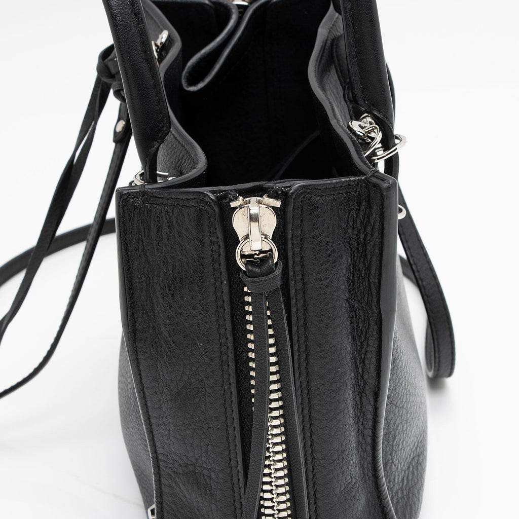 Balenciaga Calfskin Papier A4 Zip Around Mini Tote (SHF-UJ4lBR)