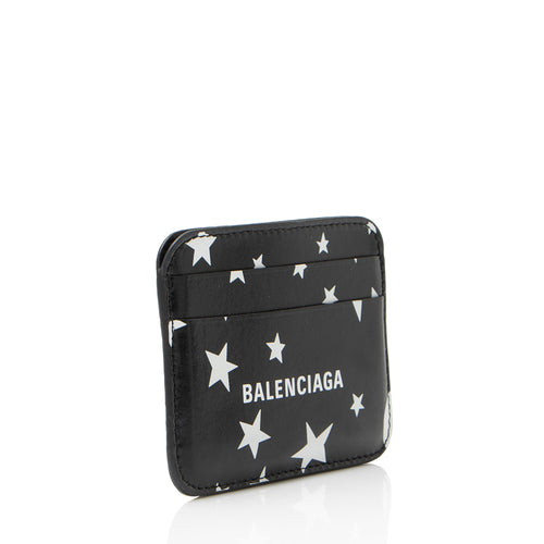 Balenciaga Calfskin Star Card Holder