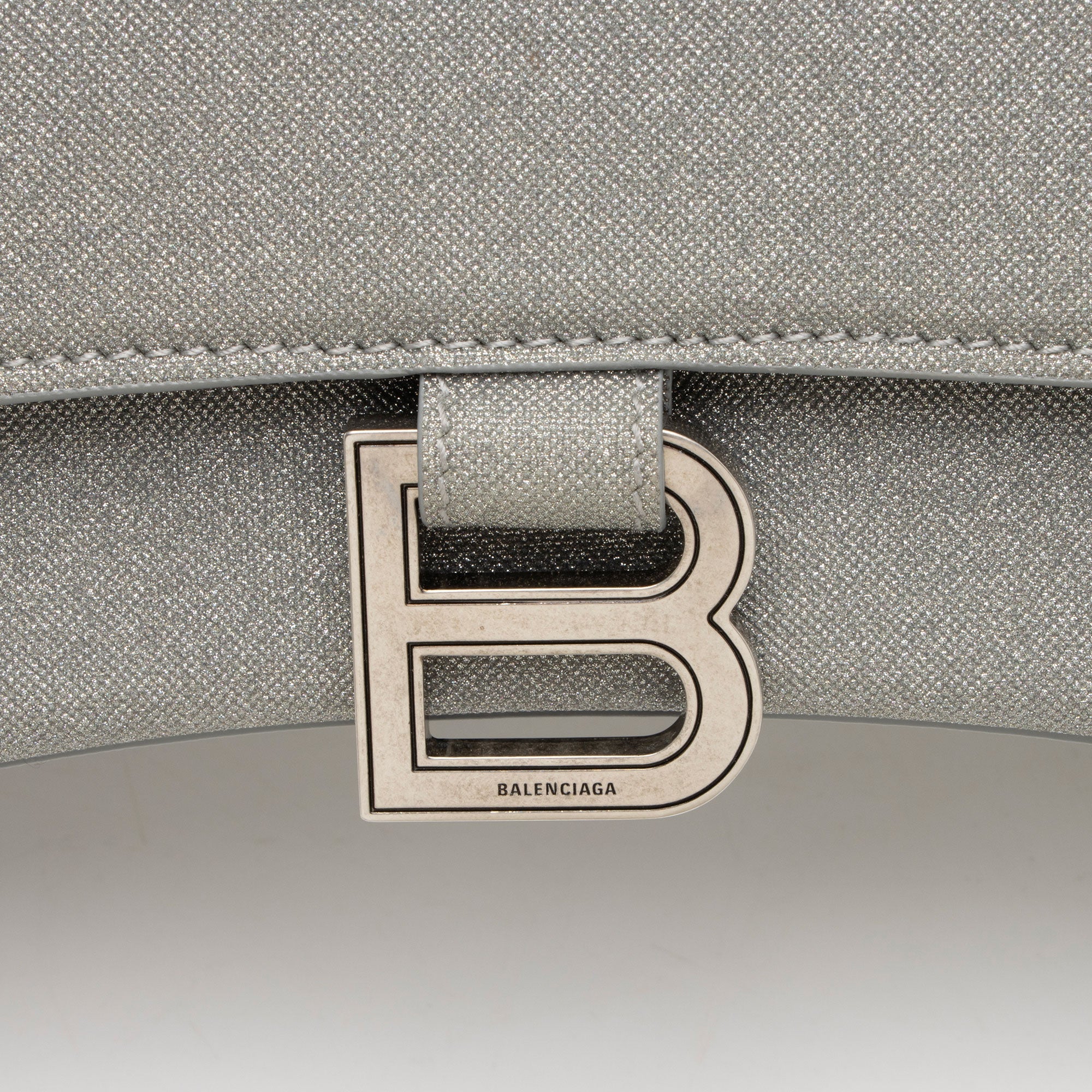 Balenciaga Glitter Hourglass Small Top Handle