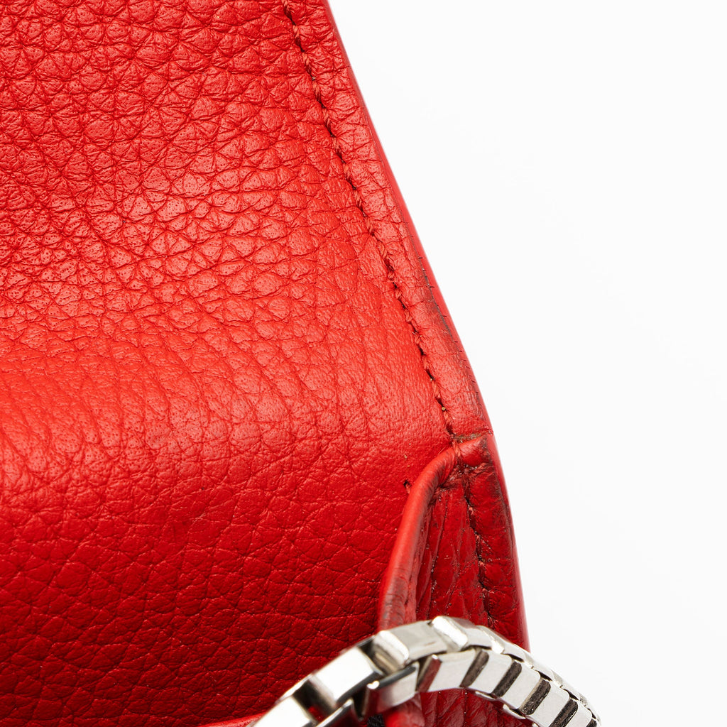Balenciaga Grained Calfskin Classic City Wallet on Chain
