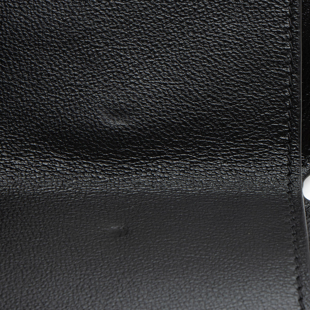 Balenciaga Grained Calfskin Logo Cash Mini Wallet on Chain (SHF-uR1F9W)