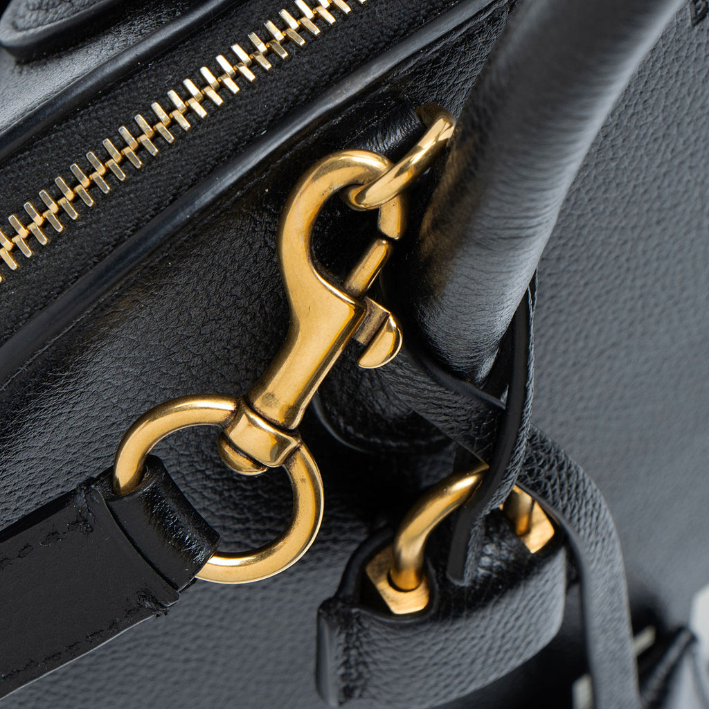 Balenciaga Grained Calfskin Ville Small Top Handle