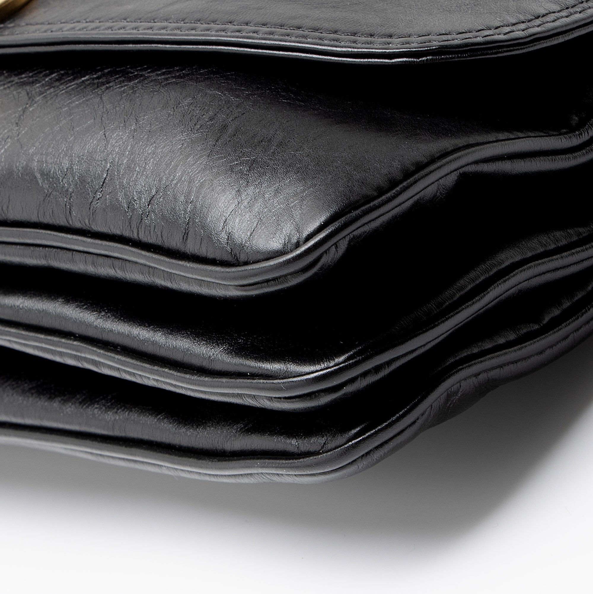 Balenciaga Leather BB Soft Medium Shoulder Bag