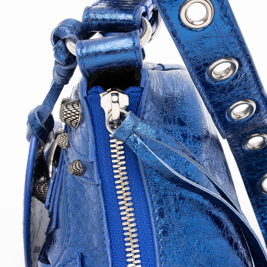 Balenciaga Metallic Arena Lambskin Le Cagole XS Shoulder Bag