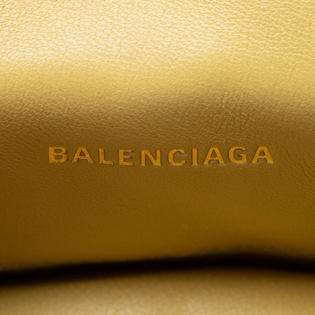 Balenciaga Metallic Quilted Calfskin Crush Mini Shoulder Bag