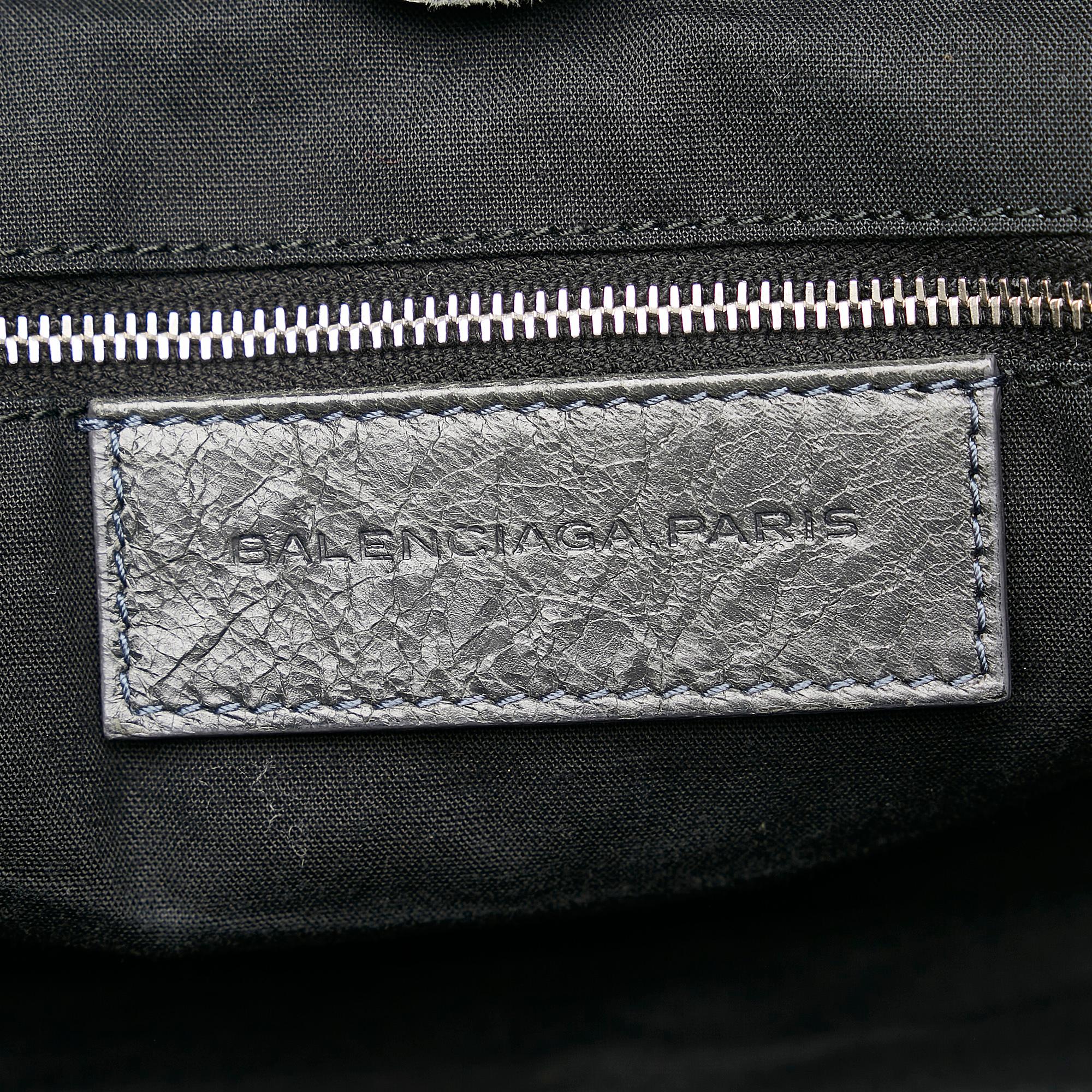 Balenciaga Motocross Hexagon Lambskin Leather Tote Bag (SHG-28781)