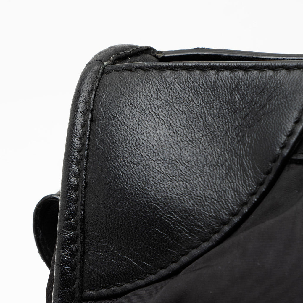 Balenciaga Nylon Agneau Classic City Satchel