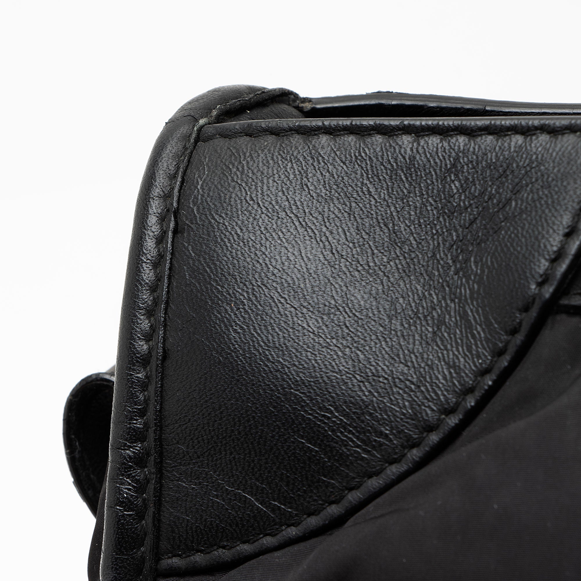 Balenciaga Nylon Agneau Classic City Satchel