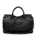 Balenciaga Nylon Agneau Classic City Satchel