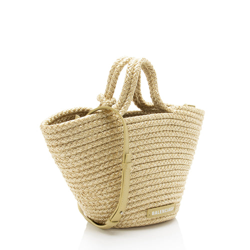 Balenciaga Nylon Ibiza Basket Small Tote
