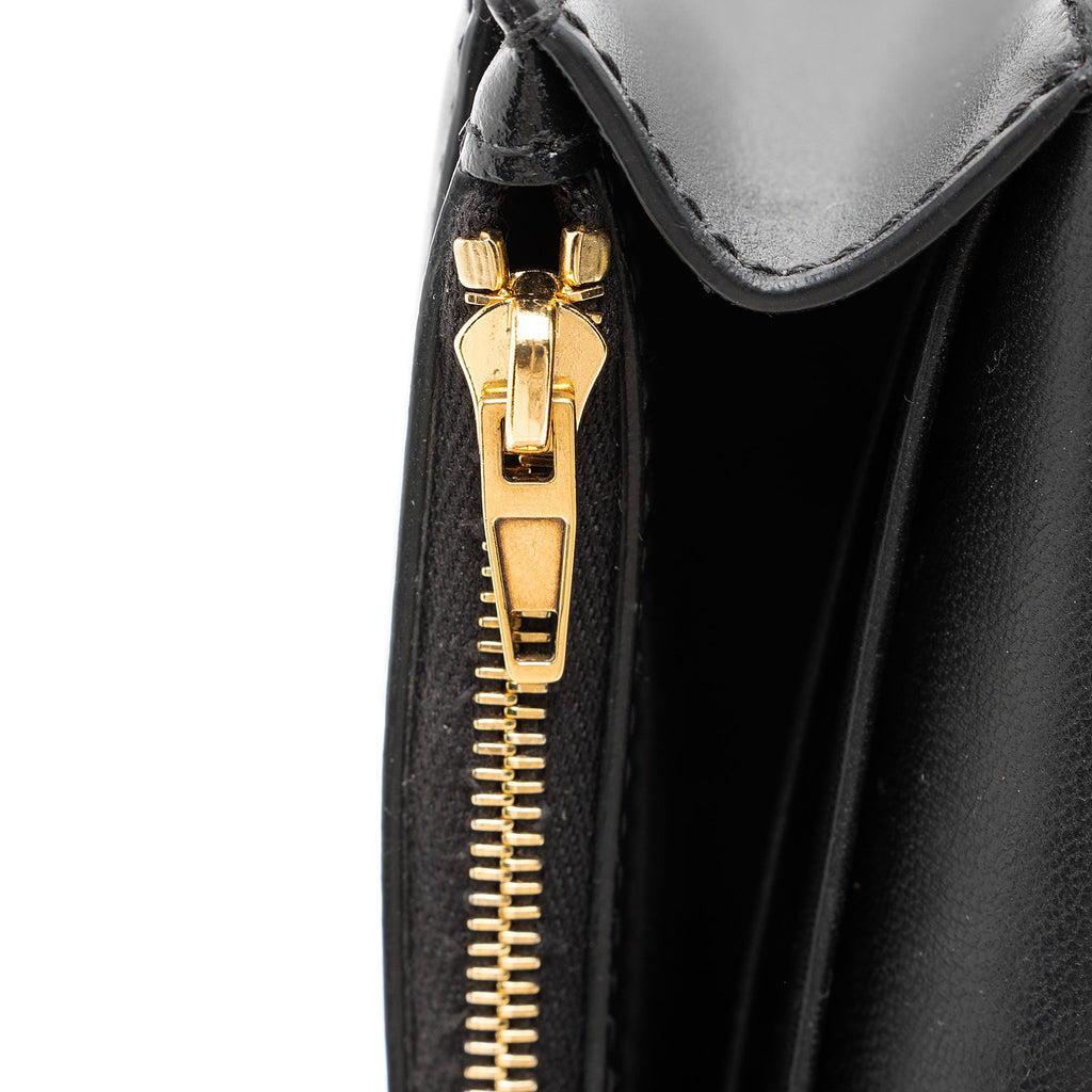 Balenciaga Shiny Calfskin Hourglass Wallet on Chain Bag (SHF-PW1B0p)
