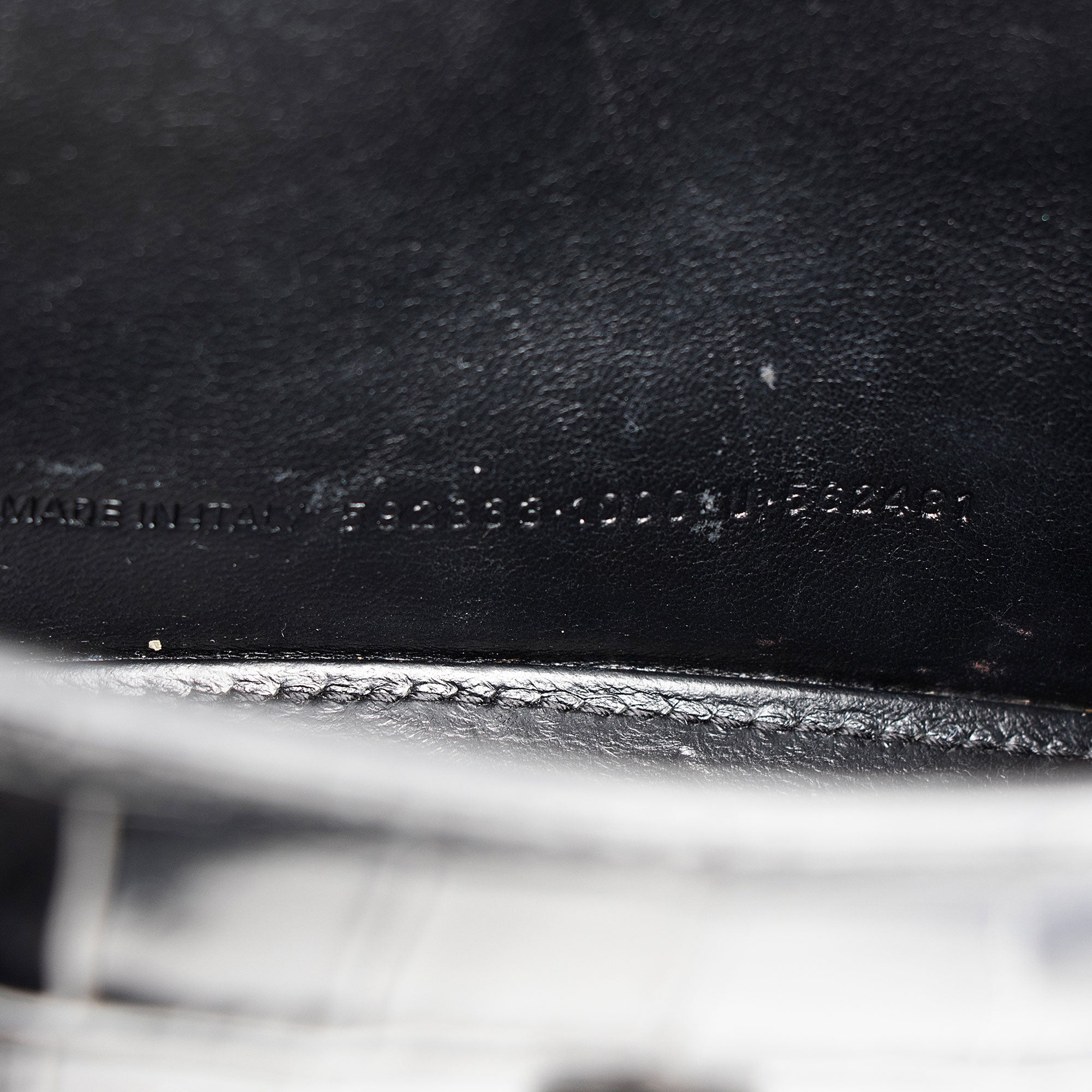 Balenciaga Shiny Croc Embossed Calfskin Hourglass XS Top Handle