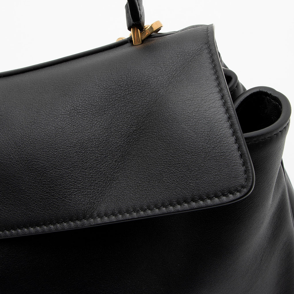 Balenciaga Smooth Calfskin Rodeo Medium Satchel