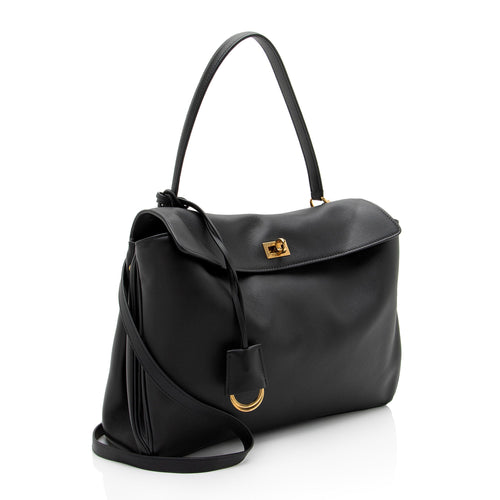 Balenciaga Smooth Calfskin Rodeo Medium Satchel
